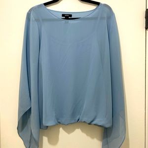 “Alfani” Light Blue Chiffon Blouse